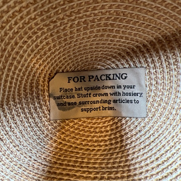 Eric Javits Hampton Squishee Sun Hat Brim Packable UPF 50+ Resort Beach 🏖️ - Picture 8 of 10